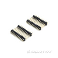 Conector de cabeçalho de pino de 2,0 mm fileira dupla reta